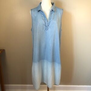 beachlunchlounge Light Blue Pull Over Dress With Pockets Size XL
